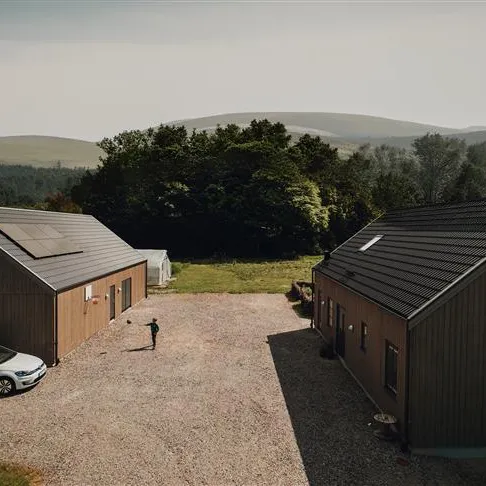 Hus med solceller