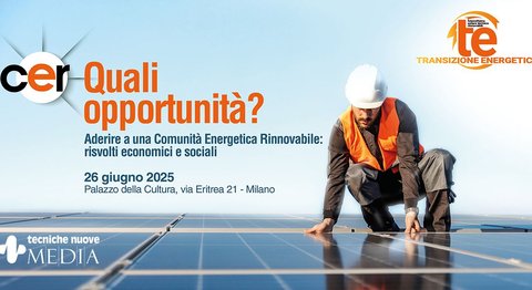 Evento “CER, quali opportunità?": il 26 giugno a Milano