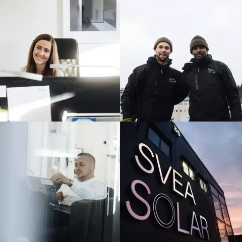 Svea Solar Team und Büroalltag – Mitarbeitende bei Planung, Beratung und Umsetzung von Photovoltaik- und Energielösungen